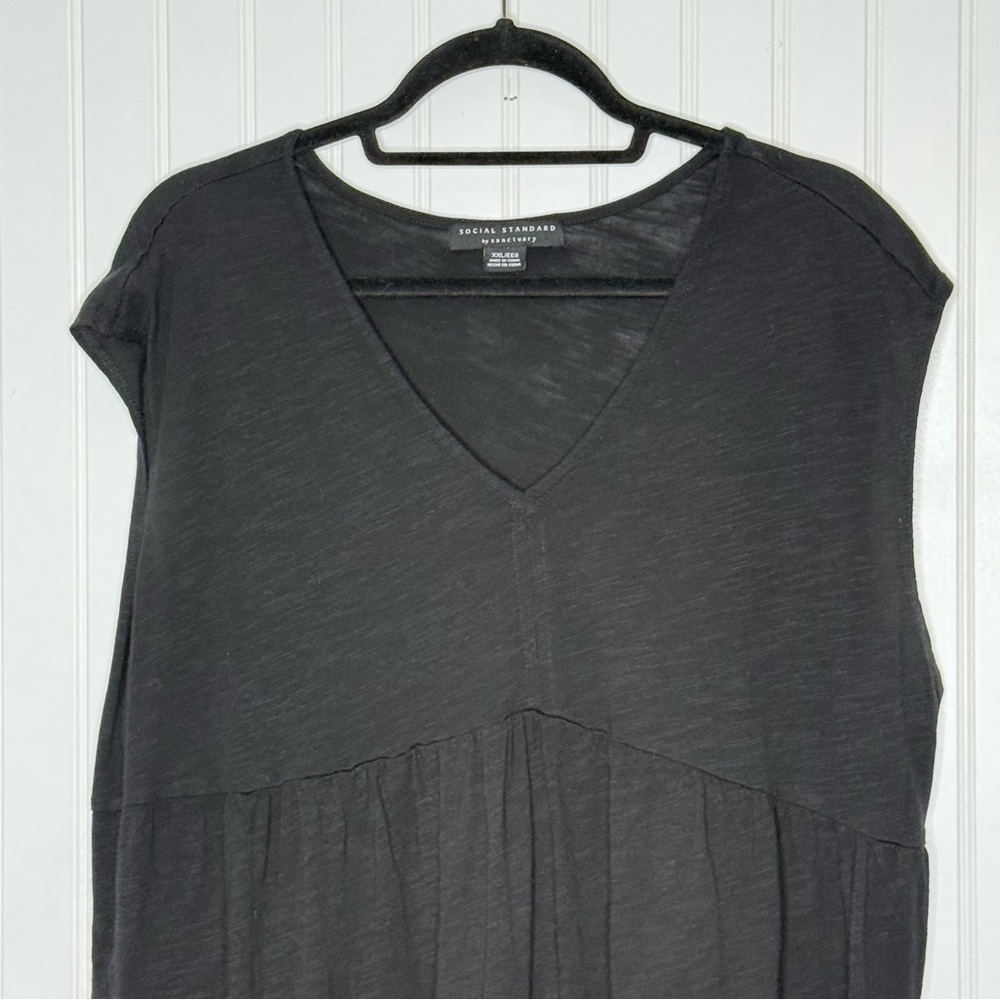 Social Standard By Sanctuary V Neck One and Only Mini Dress Size XXL - Picture 3 of 8